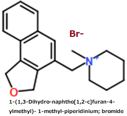 CAS#1-(1,3-Dihydro-naphtho[1,2-c]furan-4-ylmethyl)- 1-methyl-piperidinium; bromide